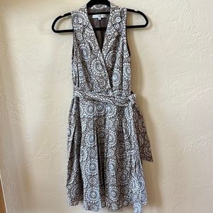 Evan Picone sleeveless cotton dress size 4